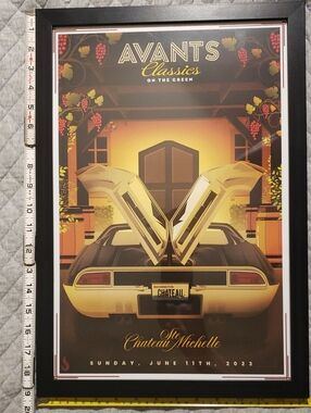 Limited Edition Classics On The Green Framed Art Print - Black & Gold
